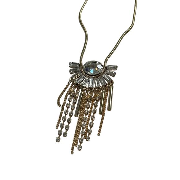 INC International Concepts Rhinestone Drop Necklace - Picture 1 of 4